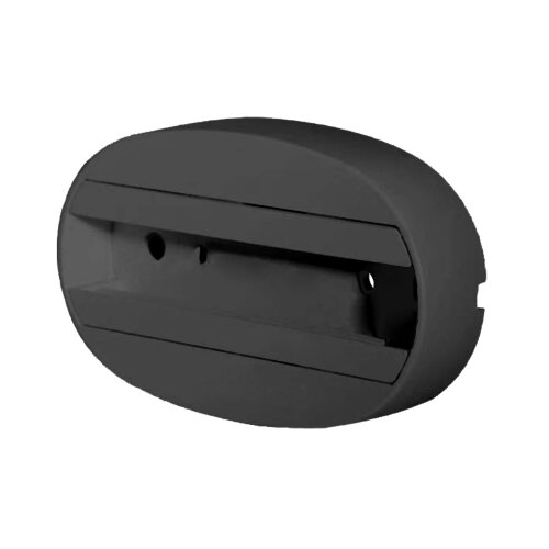UBX-Q122 G81 BLACK 1 POLYBAG Чашка потолочного крепления, Однофазная, Черная, ТМ Volpe. - фото 1