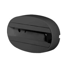 UBX-Q122 G81 BLACK 1 POLYBAG Чашка потолочного крепления, Однофазная, Черная, ТМ Volpe.
