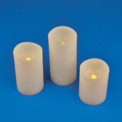 ULD-F050 WARM WHITE CANDLE SET3 Фигура светодиодная Свеча на батарейках 2АА не в-к, в составе набора из 3 штук, 1 светодиод, Теплый белый свет, TM Uniel