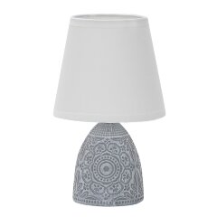 UML-B301 E14 DARK GREY Светильник настольный декоративный под лампу Е14, 40W, Механический выключатель, Темно-серый, ТМ Uniel