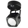 DLC-S613 GU10-B BLACK Светильник декоративный накладной, серия Sotto, Без лампы, цоколь GU10, Выкл, на корпусе, Металл, Черный, TM Fametto - фото 1