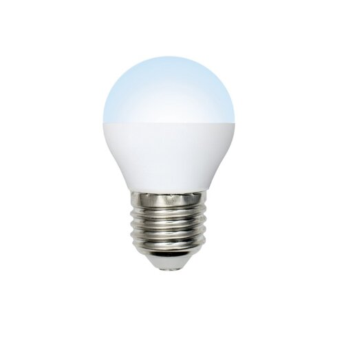 LED-G45-9W-NW-E27-FR-NR Лампа светодиодная, Форма шар, матовая, Серия Norma, Белый свет 4000K, Картон, ТМ Volpe - фото 2