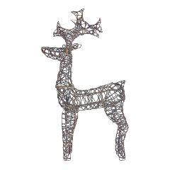 ULD-M6098-160-SBA WARM WHITE IP44 DEER-3 Фигура светодиодная каркасная Олень-3, 60х98см, 160 светодиодов, Теплый белый свет, Провод коричневый, TM Uniel