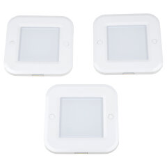 ULM-F41-6W-4200K-DIM SENSOR IP20 WHITE Светильник светодиодный накладной, ультратонкий с бесконтактным выключателем, Квадратный, 85х85х6.5мм, 255Lm, Белый, ТМ Uniel.