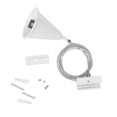 UFB-H41 WHITE 1 POLYBAG Набор для подвесного монтажа трехфазных шинопроводов, Цвет белый, TM Uniel