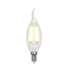 LED-CW35-7.5W-NW-E14-CL GLA01TR Лампа светодиодная, Форма свеча на ветру, прозрачная, Серия Air, Белый свет 4000K