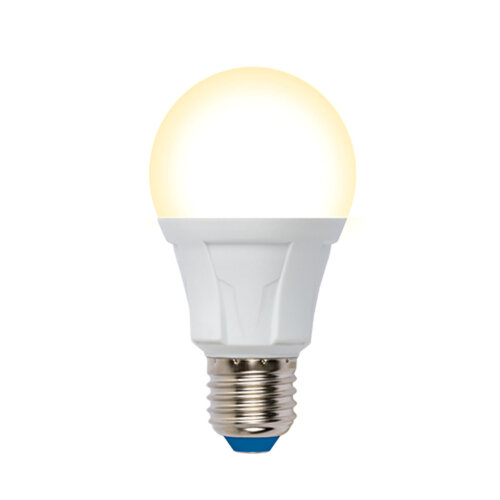 LED-A60 12W-3000K-E27-FR-DIM PLP01WH Лампа светодиодная, диммируемая, Форма А, матовая, Серия Яркая, Теплый белый свет 3000К. - фото 1