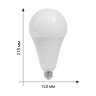 LED-A120-45W-4000K-E27-FR-NR Лампа светодиодная, Форма A, матовая, Серия Norma, Белый свет 4000K, Картон, ТМ Volpe - фото 5