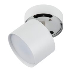 DLC-S615 GX53 WHITE Светильник декоративный накладной, серия Sotto, Без лампы, цоколь GX53, Металл, Белый, TM Fametto