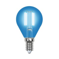 LED-G45-5W-BLUE-E14 GLA02BL Лампа светодиодная, Форма шар, Серия Air color, Синий свет