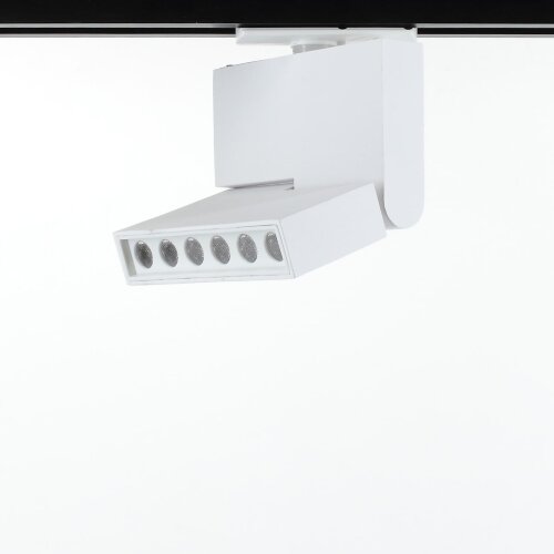 Светодиодный светильник трековый JH606 2L PX605 (12W, 220V, day white, белый корпус) - фото I