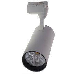 ULB-Q277 40W-4000К WHITE Светильник-прожектор светодиодный трековый, 3400 Лм, Белый свет 4000К, Корпус белый, ТМ Volpe