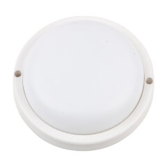 ULW-Q217 12W-4000К SENSOR IP65 WHITE Светильник светодиодный влагозащищенный, с микроволновым датчиком движения, Круг, Белый свет 4000K, Диаметр 135 мм, Корпус белый, ТМ Volpe