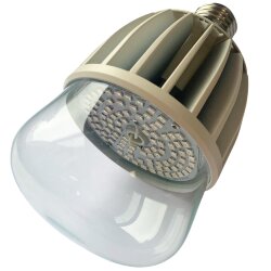 LED-M80-20W-SP-E27-CL ALS55WH Лампа светодиодная для растений, IP54, Форма M, прозрачная колба, Материал корпуса алюминий