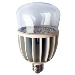 LED-M80-20W-SP-E27-CL ALS55WH Лампа светодиодная для растений, IP54, Форма M, прозрачная колба, Материал корпуса алюминий