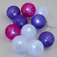 ULD-S0200-010-STB-2AA WHITE IP20 TANGLES-1 Гирлянда светодиодная Клубки, на батарейках 2AA не в-к, 2м, 10 светодиодов, Белый свет, Провод прозрачный, TM Uniel