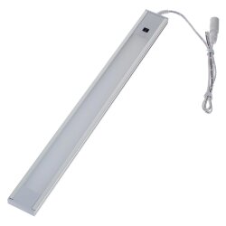 ULI-F40-5W-4200K SENSOR IP20 SILVER Светильник линейный светодиодный ультратонкий, с бесконтактным выключателем, 300Х30х8мм, 210Lm, Серебристый, ТМ Uniel