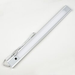 ULI-F40-5W-4200K SENSOR IP20 SILVER Светильник линейный светодиодный ультратонкий, с бесконтактным выключателем, 300Х30х8мм, 210Lm, Серебристый, ТМ Uniel