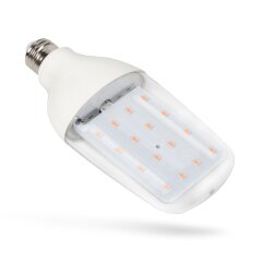 LED-B82-12W-SPBR-E27-CL PLP33WH Лампа светодиодная для растений, Форма DOUBLESIDE, прозрачная, Спектр для рассады и досвечивания в период роста