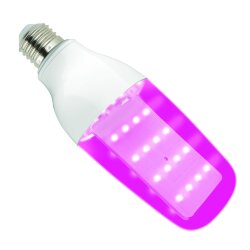 LED-B82-12W-SPBR-E27-CL PLP33WH Лампа светодиодная для растений, Форма DOUBLESIDE, прозрачная, Спектр для рассады и досвечивания в период роста