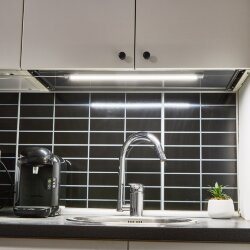ULI-F47-8W-4500K-DIM SENSOR IP20 SILVER Светильник светодиодный для мебели, 500x30x11.5мм, 600Lm, ТМ Uniel