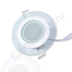 Светодиодный светильник встраиваемый IC-RW D100 (6W, Warm White)