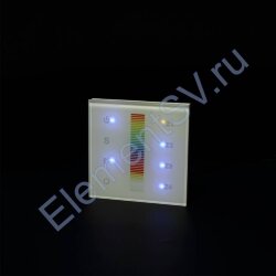 Сенсорная панель SR-2830RGB SR80 (12/24V, RGB, 434MHz/869.5MHz)
