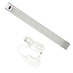 ULI-F46-5W-2700-6000K-DIM SENSOR IP20 SILVER Светильник светодиодный для мебели, 300x30x11.5мм, 400Lm, ТМ Uniel