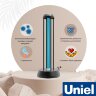 UGL-T01A-36W-UVCO BLACK Светильник ультрафиолетовый бактерицидный настольный, С озонированием, 185 нм, Корпус черный, ТМ Uniel - фото 2