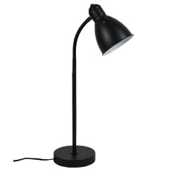 UML-B701 E27 BLACK Светильник настольный, 60W, Цоколь Е27, Механический выключатель, Черный, ТМ Uniel
