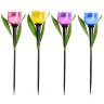 USL-C-651-PT305 TULIP SET 24 Садовый светильник на солнечной батарее Тюльпан, в составе набора из 24 шт, Белый свет, 1xLR аккумулятор в-к, IP44. - фото 2