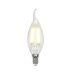 LED-CW35-6W-NW-E14-CL GLA01TR Лампа светодиодная, Форма свеча на ветру, прозрачная, Серия Air, Белый свет 4000K