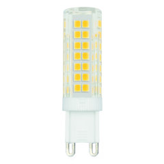 LED-JCD-7W-3000K-G9-CL-SLS Лампа светодиодная, прозрачная, Теплый белый свет 3000K, ТМ Volpe