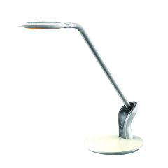 TLD-547 White-LED-400Lm-3300-6000K-Dimmer Светильник настольный, 8W, Сенсорный выключатель, Диммер, Белый, ТМ Uniel