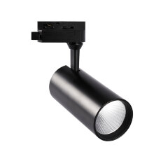 ULB-Q276 25W-3000К BLACK Светильник-прожектор светодиодный трековый, 2200 Лм, Теплый белый свет 3000К, Корпус черный, ТМ Volpe.