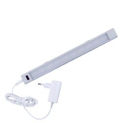 ULI-F47-5W-4500K-DIM SENSOR IP20 SILVER Светильник светодиодный для мебели, 300x30x11.5мм, 400Lm, ТМ Uniel