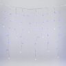 ULD-B3007-200-TTK BLUE-WHITE IP44 Бахрома светодиодная с эффектом мерцания, 3м, Соединяемая, 200 светодиодов, Синий и белый свет, Провод прозрачный, ТМ Uniel - фото 3