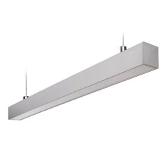 ULO-K10D 30W-5000K-L60 IP65 SILVER Светильник линейный светодиодный подвесной, Белый свет 5000К, 2800Лм, Алюминий, Цвет серебро, TM Uniel