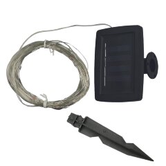 USL-S-128-PT9900 DEW Садовая гирлянда на солнечной батарее Роса, 100 светодиодов, Разноцветный свет, 1xАА Ni-Mh аккумулятор в-к, IP44.