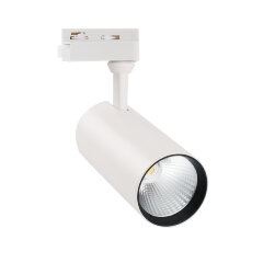 ULB-Q276 25W-3000К WHITE Светильник-прожектор светодиодный трековый, 2200 Лм, Теплый белый свет 3000К, Корпус белый, ТМ Volpe.