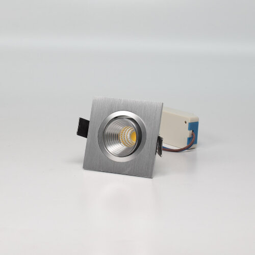 Светодиодный светильник встраиваемый 65 Series silver housing BW301 (3W,220V,day white) - фото I