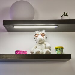 ULI-F48-5W-4500K SENSOR IP20 SILVER Светильник светодиодный для мебели, 500x25x9мм, 400Lm, ТМ Uniel