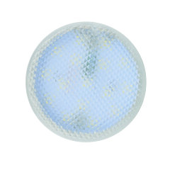 LED-GX53-7W-4000K+3000K-GX53-PR PLB02WH Лампа светодиодная, призма, Белый свет 4000K, Торцевая подсветка, Теплый белый свет 3000K.