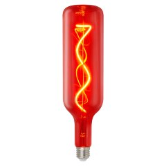 LED-SF21-5W-SOHO-E27-CW RED GLS77RD Лампа светодиодная SOHO, Красная колба, Спиральный филамент