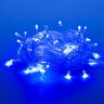 ULD-S0500-050-DTA BLUE IP20 Гирлянда светодиодная с контроллером, 5м, 50 светодиодов, Синий свет, Провод прозрачный, ТМ Uniel - фото 1