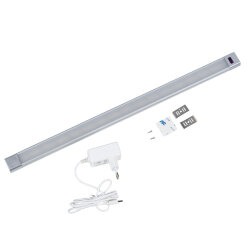 ULI-F46-8W-2700-6000K-DIM SENSOR IP20 SILVER Светильник светодиодный для мебели, 500x30x11.5мм, 600Lm, ТМ Uniel