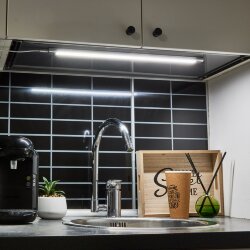 ULI-F46-8W-2700-6000K-DIM SENSOR IP20 SILVER Светильник светодиодный для мебели, 500x30x11.5мм, 600Lm, ТМ Uniel
