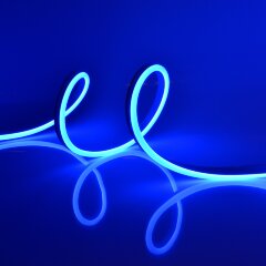 ULS-N11-2835-120LED-m-8mm-IP67-DC24V-10W-m-15M-BLUE Светодиодная гибкая герметичная лента, NEON, Катушка 15м, в герметичной упаковке, Синий свет, ТМ Uniel