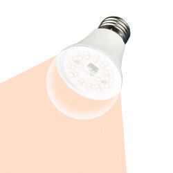 LED-A60-10W-SPFR-E27-CL PLP01WH Лампа светодиодная для растений, Форма A, прозрачная колба