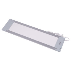 ULI-F42-7.5W-RGB-RC-DIM SENSOR IP20 SILVER Панель линейная светодиодная ультратонкая, с бесконтактным выключателем, диммер, пульт ду, 460х120х11мм, 260Lm, Серебристый, ТМ Uniel